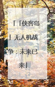 「侠客岛」无人机战争：未来已来