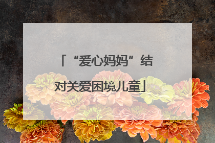“爱心妈妈”结对关爱困境儿童