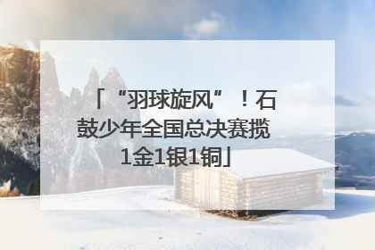 “羽球旋风”！石鼓少年全国总决赛揽1金1银1铜
