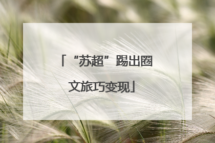 “苏超”踢出圈 文旅巧变现