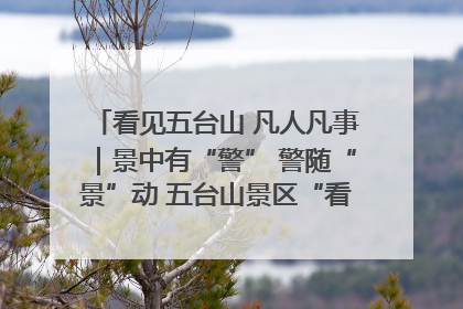 看见五台山 凡人凡事｜景中有“警” 警随“景”动 五台山景区“看得见”的平安守护