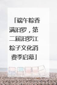 端午粽香满汨罗，第二届汨罗江粽子文化消费季启幕