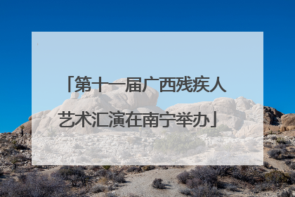 第十一届广西残疾人艺术汇演在南宁举办
