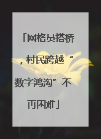 网格员搭桥，村民跨越“数字鸿沟”不再困难