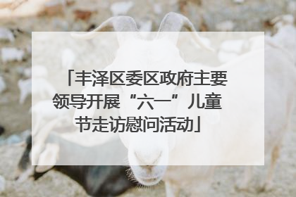 丰泽区委区政府主要领导开展“六一”儿童节走访慰问活动