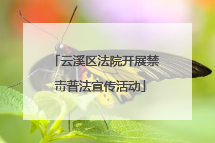 云溪区法院开展禁毒普法宣传活动