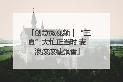 创意微视频｜“三夏”大忙正当时 麦浪滚滚穗飘香
