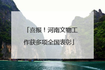喜报！河南文物工作获多项全国表彰