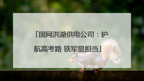 国网洪湖供电公司：护航高考路 铁军显担当
