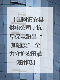国网镇安县供电公司：抗旱保电跑出“加速度” 全力守护农田灌溉用电
