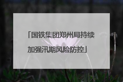 国铁集团郑州局持续加强汛期风险防控
