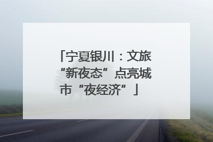 宁夏银川：文旅“新夜态”点亮城市“夜经济”