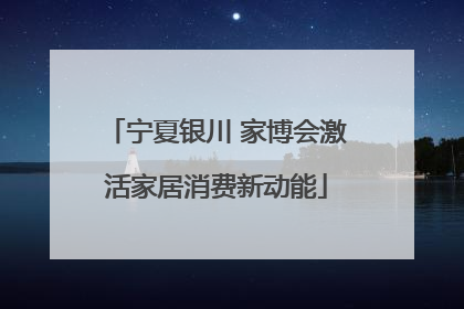 宁夏银川 家博会激活家居消费新动能