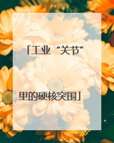 工业“关节”里的硬核突围