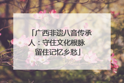 广西非遗八音传承人：守住文化根脉 留住记忆乡愁