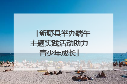 新野县举办端午主题实践活动助力青少年成长