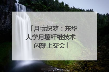 月壤织梦：东华大学月壤纤维技术闪耀上交会