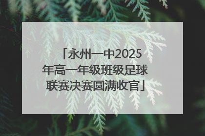 永州一中2025年高一年级班级足球联赛决赛圆满收官