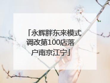 永辉胖东来模式调改第100店落户南京江宁