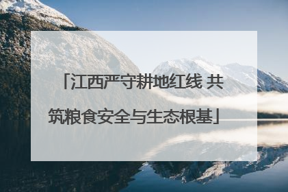 江西严守耕地红线 共筑粮食安全与生态根基