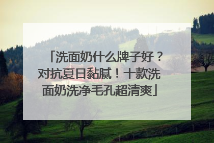 洗面奶什么牌子好？对抗夏日黏腻！十款洗面奶洗净毛孔超清爽
