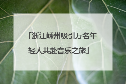 浙江嵊州吸引万名年轻人共赴音乐之旅