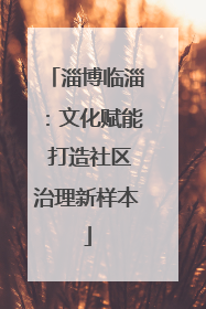 淄博临淄：文化赋能 打造社区治理新样本