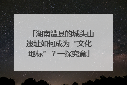 湖南澧县的城头山遗址如何成为“文化地标”？一探究竟