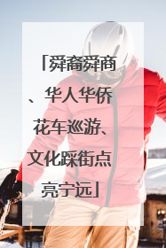 舜裔舜商、华人华侨花车巡游、文化踩街点亮宁远