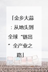 金乡大蒜：从地头到全球“链出”全产业之路