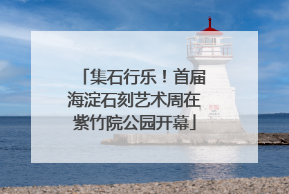 集石行乐！首届海淀石刻艺术周在紫竹院公园开幕