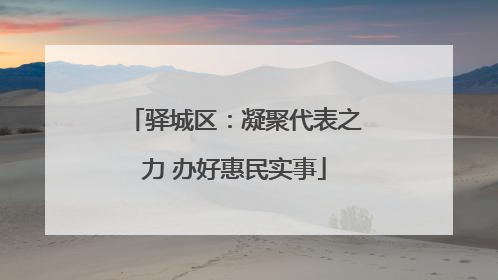 驿城区：凝聚代表之力 办好惠民实事