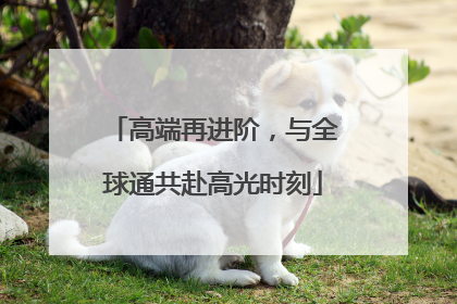 高端再进阶，与全球通共赴高光时刻