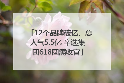 12个品牌破亿、总人气5.5亿 辛选集团618圆满收官