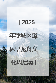 2025年鄂城区泽林旱龙舟文化周启幕