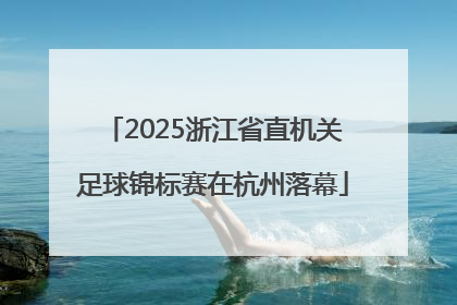 2025浙江省直机关足球锦标赛在杭州落幕