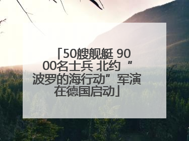 50艘舰艇 9000名士兵 北约“波罗的海行动”军演在德国启动