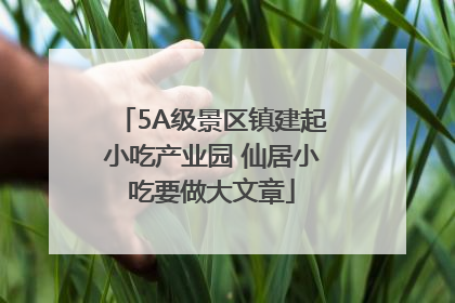 5A级景区镇建起小吃产业园 仙居小吃要做大文章