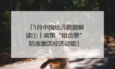 5月中国经济数据解读①丨政策“组合拳”精准激活经济动能